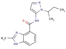 N-(1-sec-butyl-1H-pyrazol-5-yl)-2-methyl-1H-benzimidazole-4-carboxamide