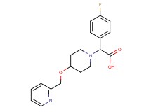(4-fluorophenyl)[4-(pyridin-2-ylmethoxy)piperidin-1-yl]acetic acid
