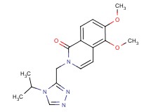 2-[(4-isopropyl-4H-1,2,4-triazol-3-yl)methyl]-5,6-dimethoxyisoquinolin-1(2H)-one