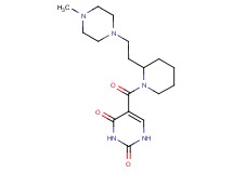 5-({2-[2-(4-methylpiperazin-1-yl)ethyl]piperidin-1-yl}carbonyl)pyrimidine-2,4(1H,3H)-dione