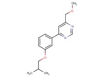 4-(3-isobutoxyphenyl)-6-(methoxymethyl)pyrimidine
