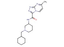 N-[1-(cyclohexylmethyl)-3-piperidinyl]-7-methyl[1,2,4]triazolo[4,3-a]pyrimidine-3-carboxamide