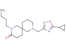 2-butyl-8-[(5-cyclopropyl-1,2,4-oxadiazol-3-yl)methyl]-2,8-diazaspiro[5.5]undecan-3-one