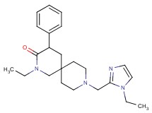 2-ethyl-9-[(1-ethyl-1H-imidazol-2-yl)methyl]-4-phenyl-2,9-diazaspiro[5.5]undecan-3-one
