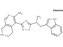 (1R)-2-(1H-indol-3-yl)-1-[3-(3-methyl-5,6,7,8-tetrahydro-2,7-naphthyridin-4-yl)-1,2,4-oxadiazol-5-yl]ethanamine