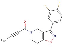 5-(2-butynoyl)-3-(3,4-difluorophenyl)-4,5,6,7-tetrahydroisoxazolo[4,5-c]pyridine