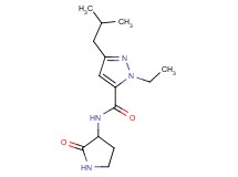 1-ethyl-3-isobutyl-N-(2-oxo-3-pyrrolidinyl)-1H-pyrazole-5-carboxamide