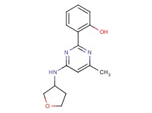 2-[4-methyl-6-(tetrahydro-3-furanylamino)-2-pyrimidinyl]phenol