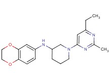 N-(2,3-dihydro-1,4-benzodioxin-6-yl)-1-(6-ethyl-2-methyl-4-pyrimidinyl)-3-piperidinamine