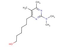 6-[2-(dimethylamino)-5,6-dimethylpyrimidin-4-yl]hexan-1-ol