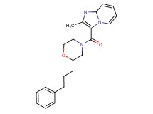 2-methyl-3-{[2-(3-phenylpropyl)-4-morpholinyl]carbonyl}imidazo[1,2-a]pyridine