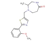1-{[2-(2-methoxyphenyl)-1,3-thiazol-5-yl]methyl}-2-methyl-1,4-diazepan-5-one