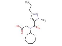 N-cycloheptyl-N-[(1-methyl-3-propyl-1H-pyrazol-5-yl)carbonyl]glycine
