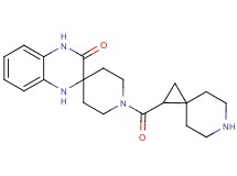 1-(6-azaspiro[2.5]oct-1-ylcarbonyl)-1',4'-dihydro-3'H-spiro[piperidine-4,2'-quinoxalin]-3'-one
