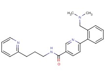6-{2-[(dimethylamino)methyl]phenyl}-N-(3-pyridin-2-ylpropyl)nicotinamide
