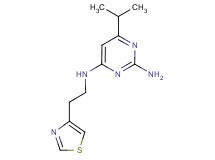 6-isopropyl-N~4~-[2-(1,3-thiazol-4-yl)ethyl]pyrimidine-2,4-diamine