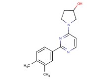 1-[2-(3,4-dimethylphenyl)pyrimidin-4-yl]pyrrolidin-3-ol