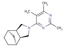 (1R*,2R*,6S*,7S*)-4-(2,5,6-trimethylpyrimidin-4-yl)-4-azatricyclo[5.2.1.0~2,6~]decane