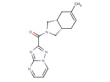 2-{[(3aR*,7aS*)-5-methyl-1,3,3a,4,7,7a-hexahydro-2H-isoindol-2-yl]carbonyl}[1,2,4]triazolo[1,5-a]pyrimidine