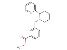 methyl 3-{[2-(2-pyridinyl)-1-piperidinyl]methyl}benzoate