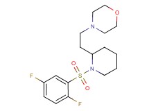 4-(2-{1-[(2,5-difluorophenyl)sulfonyl]-2-piperidinyl}ethyl)morpholine