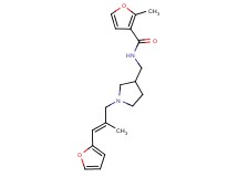 N-({1-[(2E)-3-(2-furyl)-2-methylprop-2-en-1-yl]pyrrolidin-3-yl}methyl)-2-methyl-3-furamide