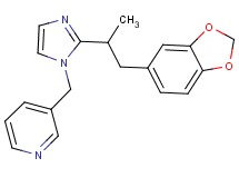 3-({2-[2-(1,3-benzodioxol-5-yl)-1-methylethyl]-1H-imidazol-1-yl}methyl)pyridine