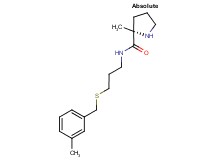 2-methyl-N-{3-[(3-methylbenzyl)thio]propyl}-D-prolinamide hydrochloride