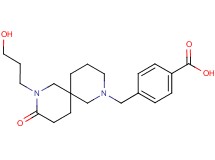 4-{[8-(3-hydroxypropyl)-9-oxo-2,8-diazaspiro[5.5]undec-2-yl]methyl}benzoic acid