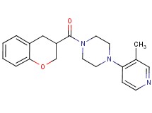 1-(3,4-dihydro-2H-chromen-3-ylcarbonyl)-4-(3-methylpyridin-4-yl)piperazine