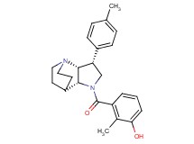 2-methyl-3-{[(3R*,3aR*,7aR*)-3-(4-methylphenyl)hexahydro-4,7-ethanopyrrolo[3,2-b]pyridin-1(2H)-yl]carbonyl}phenol