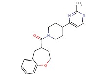 2-methyl-4-[1-(2,3,4,5-tetrahydro-1-benzoxepin-4-ylcarbonyl)piperidin-4-yl]pyrimidine