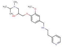 1-[isopropyl(methyl)amino]-3-[2-methoxy-4-({[2-(3-pyridinyl)ethyl]amino}methyl)phenoxy]-2-propanol