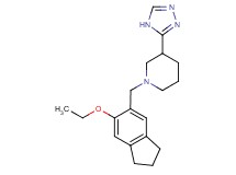 1-[(6-ethoxy-2,3-dihydro-1H-inden-5-yl)methyl]-3-(4H-1,2,4-triazol-3-yl)piperidine