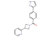 2-{1-[4-(1H-pyrazol-3-yl)benzoyl]-3-azetidinyl}pyridine