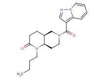 (4aS*,8aR*)-1-butyl-6-(pyrazolo[1,5-a]pyridin-3-ylcarbonyl)octahydro-1,6-naphthyridin-2(1H)-one