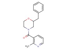 2-benzyl-4-[(2-methyl-3-pyridinyl)carbonyl]morpholine