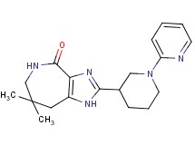 7,7-dimethyl-2-(1-pyridin-2-ylpiperidin-3-yl)-5,6,7,8-tetrahydroimidazo[4,5-c]azepin-4(1H)-one
