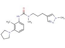 N-methyl-N-[3-(1-methyl-1H-pyrazol-4-yl)propyl]-N'-(2-methyl-3-pyrrolidin-1-ylphenyl)urea