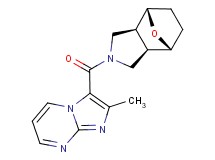 (1R*,2R*,6S*,7S*)-4-[(2-methylimidazo[1,2-a]pyrimidin-3-yl)carbonyl]-10-oxa-4-azatricyclo[5.2.1.0~2,6~]decane