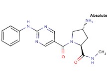 (4R)-4-amino-1-[(2-anilinopyrimidin-5-yl)carbonyl]-N-methyl-L-prolinamide