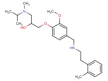 1-[isopropyl(methyl)amino]-3-[2-methoxy-4-({[2-(2-methylphenyl)ethyl]amino}methyl)phenoxy]-2-propanol