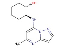 (1S*,2S*)-2-[(5-methylpyrazolo[1,5-a]pyrimidin-7-yl)amino]cyclohexanol