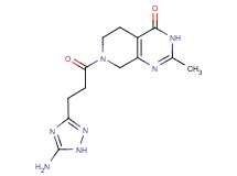 7-[3-(5-amino-1H-1,2,4-triazol-3-yl)propanoyl]-2-methyl-5,6,7,8-tetrahydropyrido[3,4-d]pyrimidin-4(3H)-one