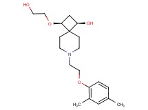 (1R*,3S*)-7-[2-(2,4-dimethylphenoxy)ethyl]-3-(2-hydroxyethoxy)-7-azaspiro[3.5]nonan-1-ol