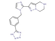 2-{1-[3-(1H-tetrazol-5-yl)benzyl]-1H-imidazol-2-yl}-4,5,6,7-tetrahydropyrazolo[1,5-a]pyrazine dihydrochloride