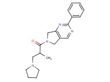 6-(2-methyl-3-pyrrolidin-1-ylpropanoyl)-2-phenyl-6,7-dihydro-5H-pyrrolo[3,4-d]pyrimidine