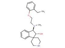 (2R*,3R*)-3-[[2-(2-ethylphenoxy)ethyl](methyl)amino]-2,3-dihydrospiro[indene-1,4'-piperidin]-2-ol