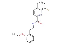 N-[2-(2-ethoxyphenyl)ethyl]-8-fluoro-2-quinolinecarboxamide