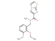 N-(2-ethoxy-3-methoxybenzyl)-N-methylimidazo[2,1-b][1,3]thiazole-6-carboxamide